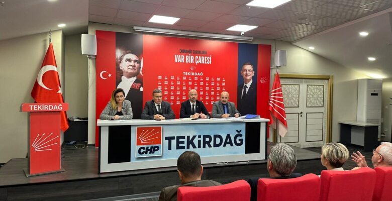 TEKİRDAĞ CHP İL YÖNETİMİNDE GOREV DAĞILIMI BELLİ OLDU