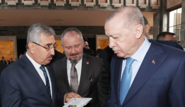 CUMHURBAŞKANI ERDOĞAN,TEKİRDAĞ NKÜ REKTÖRÜ ŞAHİN’İ KABUL ETTİ