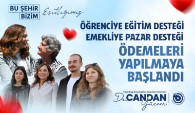 EMEKLİYE PAZAR, ÖĞRENCİYE EĞİTİM DESTEĞİNDE ÖDEMELER BAŞLADI