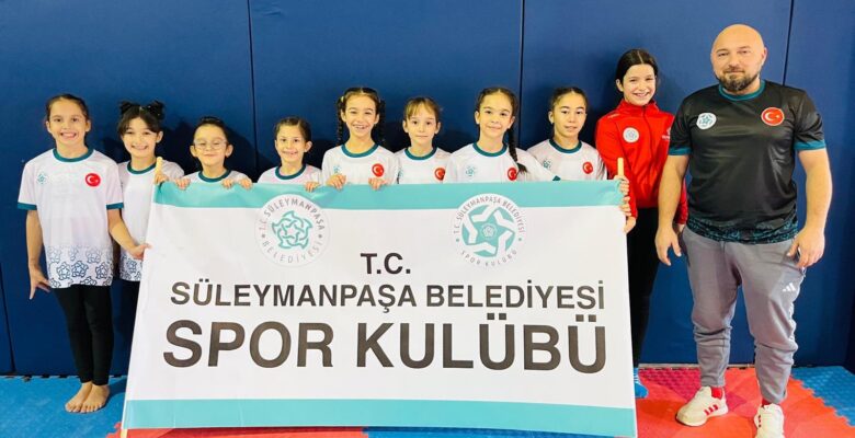 SÜLEYMANPAŞALI MİNİK CİMNASTİKÇİLERDEN BÜYÜK BAŞARI