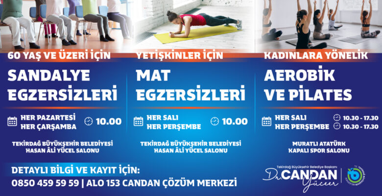 TEKİRDAĞLI KADINLAR SPORLA BULUŞUYOR