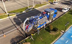 TESKİ’NİN YENİ NESİL KOMBİNE KANAL TEMİZLEME ARACI SAHADA