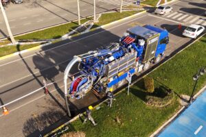 TESKİ’NİN YENİ NESİL KOMBİNE KANAL TEMİZLEME ARACI SAHADA