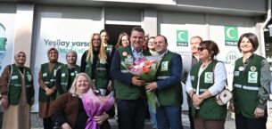 YEŞİLAY AİLESİ BAŞKANI VOLKAN NALLAR’A TEŞEKKÜR ETTİ