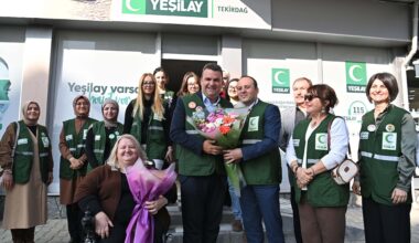 YEŞİLAY AİLESİ BAŞKANI VOLKAN NALLAR’A TEŞEKKÜR ETTİ