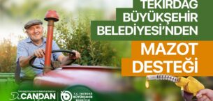BÜYÜKŞEHİR’DEN ÜRETİCİYE DESTEK DEVAM EDİYOR