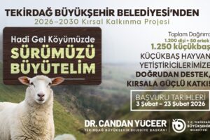 SÜRÜLER BÜYÜYOR, KIRSAL KALKINMA GÜÇLENİYOR
