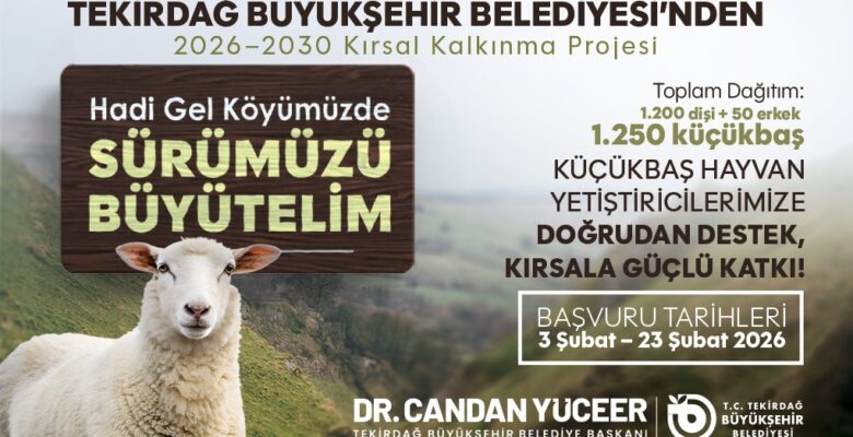 SÜRÜLER BÜYÜYOR, KIRSAL KALKINMA GÜÇLENİYOR