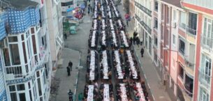 ORTACAMİ MAHALLESİ HALK SOFRASINA YOĞUN İLGİ