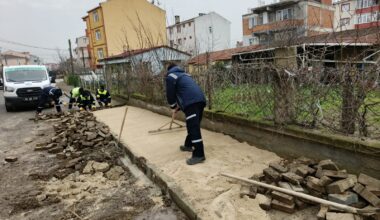 BİR GÜNDE DÖRT MAHALLEDE YOL VE KALDIRIM SORUNU ÇÖZÜLDÜ!