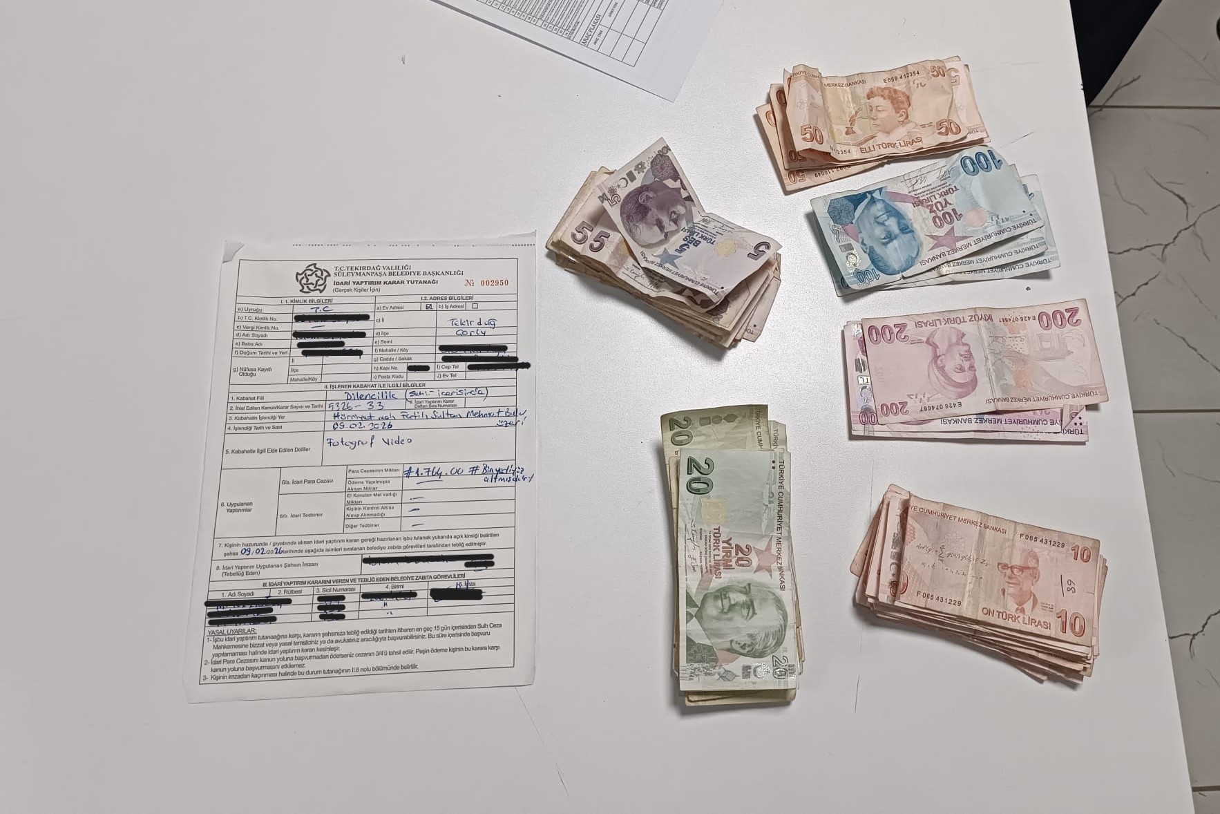 &nbsp; Süleymanpaşa Belediyesi Zabıta Müdürlüğü ekipleri, Değirmenaltı Mahallesi’nde duygu sömürüsüyle