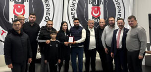 BEŞİKTAŞ’LI İŞ ADAMLARINDAN ESMANUR KARA YA PLAKET