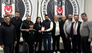 BEŞİKTAŞ’LI İŞ ADAMLARINDAN ESMANUR KARA YA PLAKET