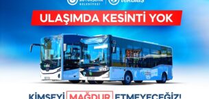 CANDAN BAŞKAN TALİMAT VERDİ ULAŞIMDA KESİNTİ YOK