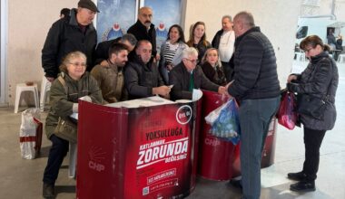 CHP ÇORLU YÖNETİMİ GÜNLERDİR SAHADA ÇALIŞIYOR