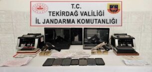 TEKİRDAĞ JANDARMA DAN MİLYARLIK OPERASYON