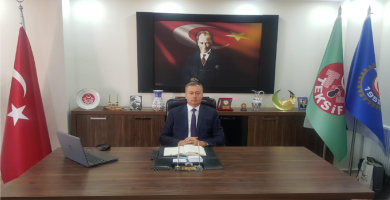 TEKSİF SENDİKASI ÇORLU ŞUBE BAŞKANI GÜLTEKİN BOZAN