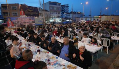 RAMAZAN COŞKUSU BİNLERCE VATANDAŞIN KATILIMI İLE ULAŞ MAHALLESİNDE YAŞANDI