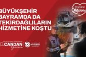 BÜYÜKŞEHİR BAYRAMDA DA TEKİRDAĞLILARIN HİZMETİNE KOŞTU