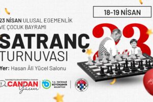 BÜYÜKŞEHİR’DEN 23 NİSAN’A ÖZEL ÖDÜLLÜ SATRANÇ TURNUVASI