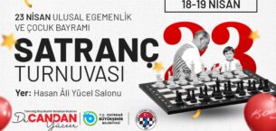 BÜYÜKŞEHİR’DEN 23 NİSAN’A ÖZEL ÖDÜLLÜ SATRANÇ TURNUVASI