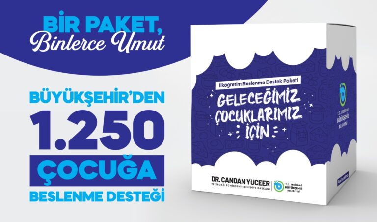 BİR PAKET, BİNLERCE UMUT: BÜYÜKŞEHİR’DEN BİN 250 ÇOCUĞA BESLENME DESTEĞİ