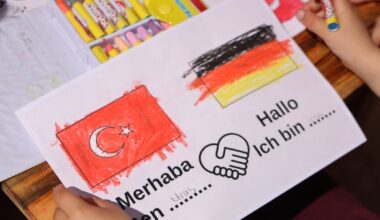 TEKİRDAĞLI MİNİKLER ALMANCA ÖĞRENEREK 23 NİSAN’I KUTLADI