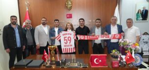 ERGENESPOR’DAN BAŞKAN MÜGE YILDIZ TOPAK’A ZİYARET