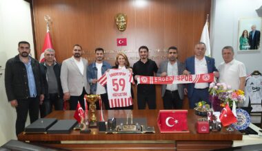 ERGENESPOR’DAN BAŞKAN MÜGE YILDIZ TOPAK’A ZİYARET
