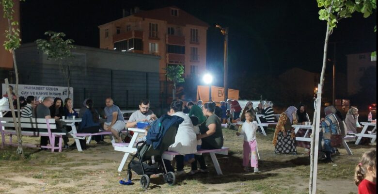 ERGENE’DE MUHABBET VE KOMŞULUK BÜYÜYOR