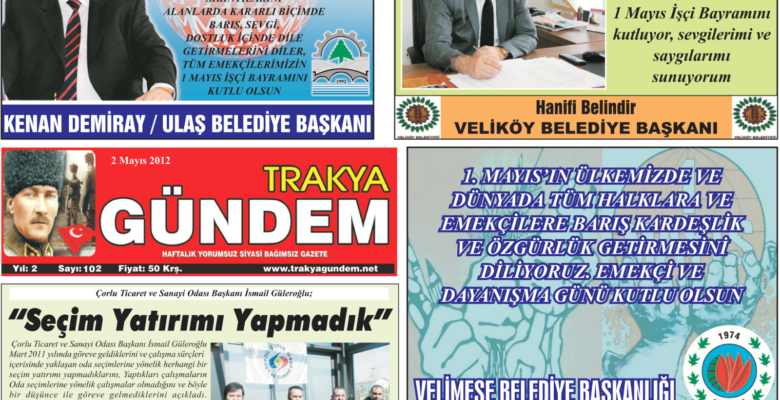 Trakya Gündem Gazetesi 102.Sayı