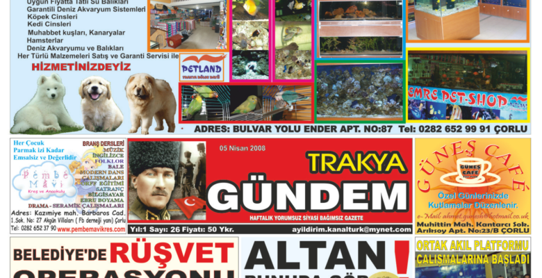 Trakya Gündem Gazetesi 26.Sayı