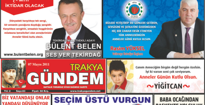 Trakya Gündem Gazetesi 83.Sayı