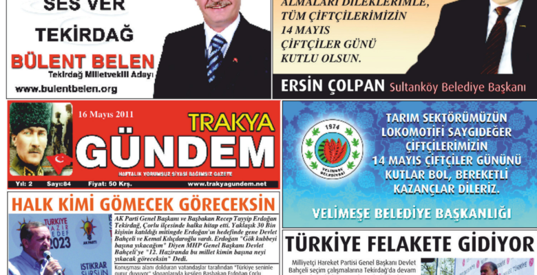 Trakya Gündem Gazetesi 84.Sayı