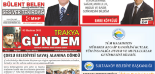 Trakya Gündem Gazetesi 86.Sayı