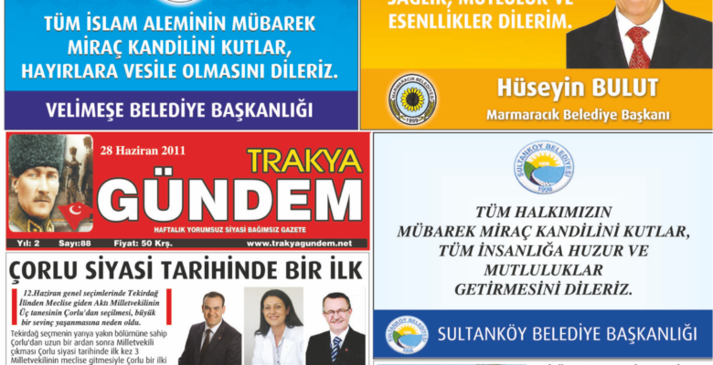 Trakya Gündem Gazetesi 88.Sayı