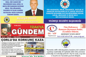 Trakya Gündem Gazetesi 91.Sayı