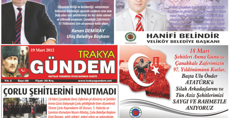 Trakya Gündem Gazetesi 99.Sayı