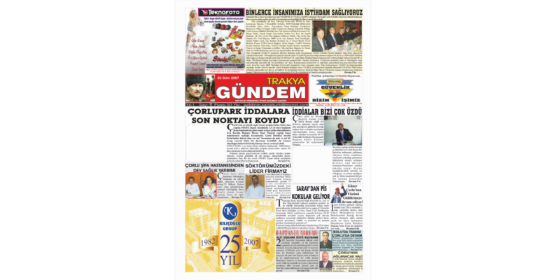 Trakya Gündem Gazetesi 11.Sayı