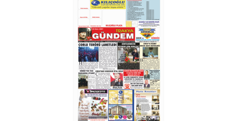 Trakya Gündem Gazetesi 13.Sayı