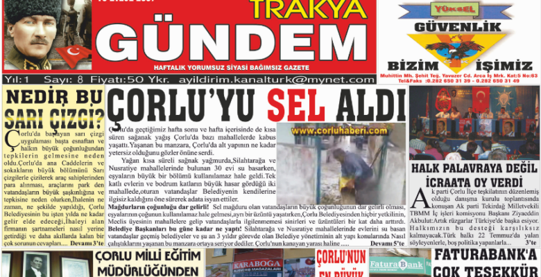 Trakya Gündem Gazetesi 8.Sayı
