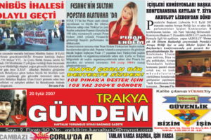 Trakya Gündem Gazetesi 9.Sayı