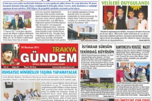 Trakya Gündem Gazetesi 87.Sayı