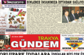 Trakya Gündem Gazetesi 11.Sayı