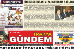 Trakya Gündem Gazetesi 11.Sayı