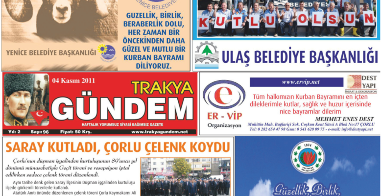 Trakya Gündem Gazetesi 96.Sayı