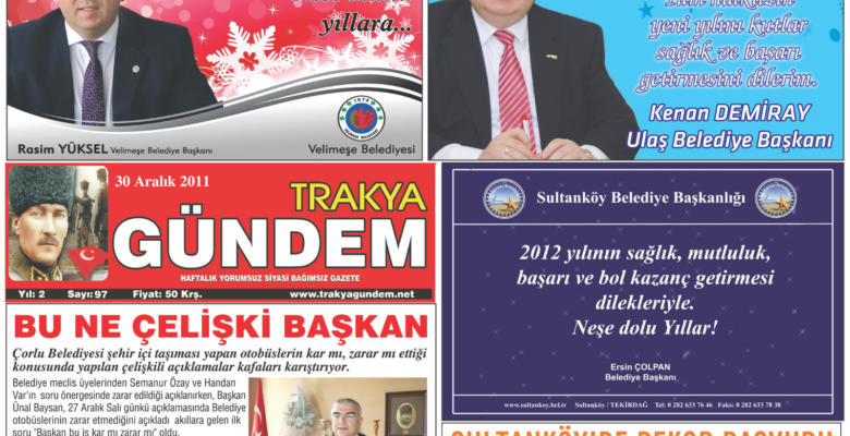 Trakya Gündem Gazetesi 97.Sayı