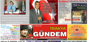 Trakya Gündem Gazetesi 18.Sayı Trakya Gündem Gazetesi 18.Sayı