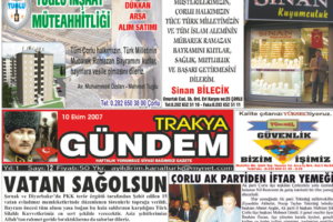 Trakya Gündem Gazetesi 12.Sayı