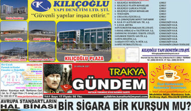 Trakya Gündem Gazetesi 17.Sayı